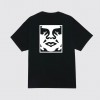 OBEY Ανδρικό T-Shirt Bold Icon Face Tee Relaxed Fit 167924099-Pigment Dusty Black(Μαύρο)