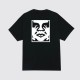 OBEY Ανδρικό T-Shirt Bold Icon Face Tee Relaxed Fit 167924099-Pigment Dusty Black(Μαύρο)