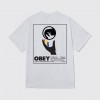 OBEY Ανδρικό T-Shirt Global Systems Tee Regular Fit 165264303-White(Λευκό)