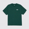 OBEY Ανδρικό T-Shirt Global Systems Tee Regular Fit 165264303-Rainforest(Πράσινο)