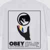 OBEY Ανδρικό T-Shirt Global Systems Tee Regular Fit 165264303-White(Λευκό)