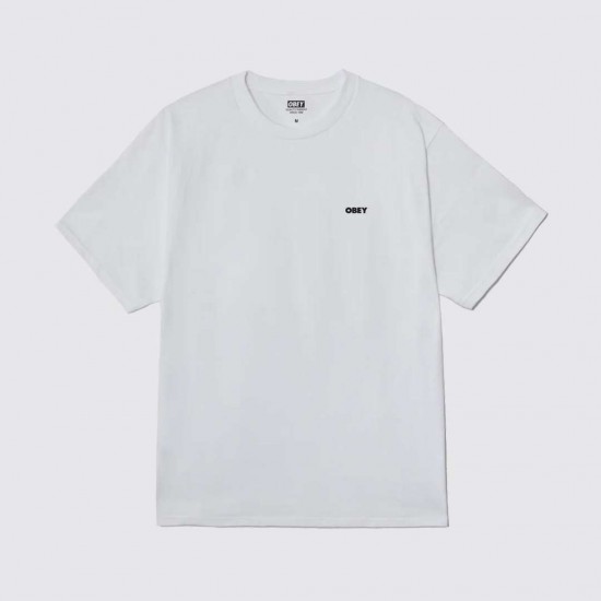 OBEY Ανδρικό T-Shirt Make Art Third Eye Tee Regular Fit 165264330-White(Λευκό)