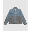 OBEY Base Trucker Jacket 121800615-Heavy Vintage Light Indigo