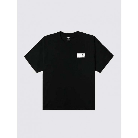 OBEY Ανδρικό T-Shirt Heavy Ideas Tee Relaxed Fit 168024317-Black(Μαύρο)