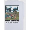 OBEY Ανδρικό T-Shirt Sky Face Relaxed Fit 168024320-White(Λευκό)