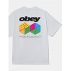 OBEY Ανδρικό T-Shirt Dice Tee Regular Fit 165264348-White(Λευκό)