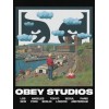 OBEY Ανδρικό T-Shirt Sky Face Relaxed Fit 168024320-Black(Μαύρο)