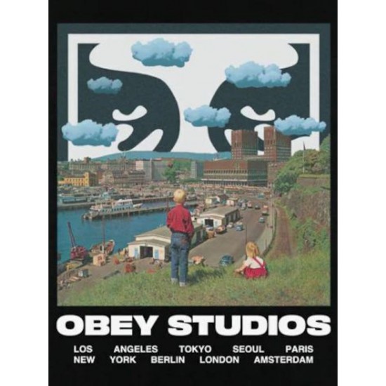 OBEY Ανδρικό T-Shirt Sky Face Relaxed Fit 168024320-Black(Μαύρο)