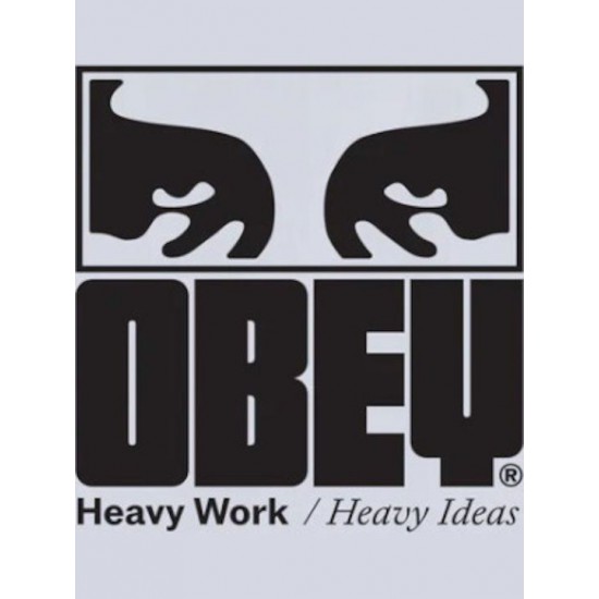 OBEY Ανδρικό T-Shirt Heavy Ideas Tee Relaxed Fit 168024317-White(Λευκό)