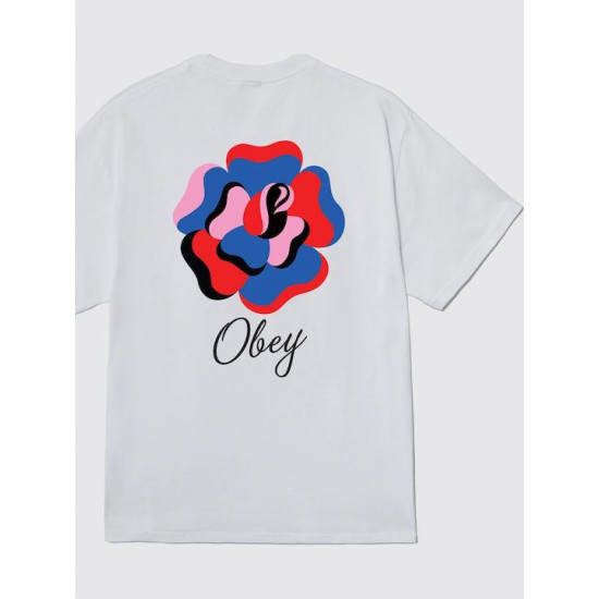 OBEY Ανδρικό T-Shirt Paper Rose TEE 165264300-White(Λευκό)