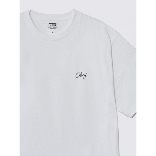 OBEY Ανδρικό T-Shirt Paper Rose TEE 165264300-White(Λευκό)