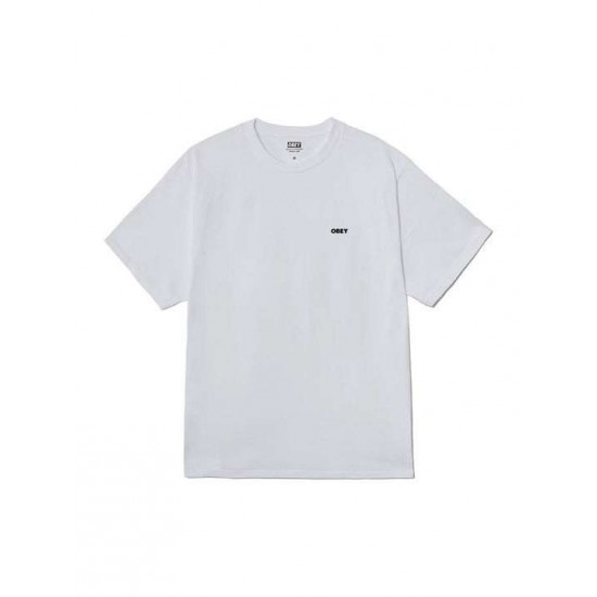 OBEY Ανδρικό T-Shirt Always Watching Tee Regular Fit 165264344-White(Λευκό)