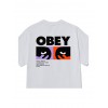 OBEY Ανδρικό T-Shirt Always Watching Tee Regular Fit 165264344-White(Λευκό)