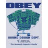 OBEY Ανδρικό T-Shirt Sound Design Dept. Tee Regular Fit 168024358-White(Λευκό)