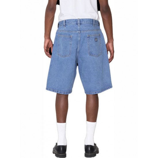 OBEY Βερμούδα Bigwig Baggy Denim Short 172100107-Light Indigo