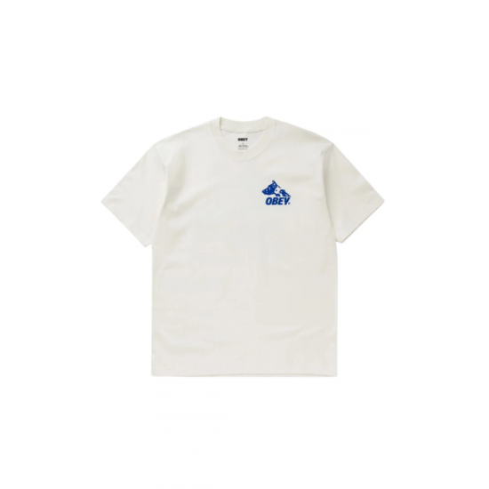 OBEY Ανδρικό T-Shirt Animals Tee Relaxed Fit 168024322-Vintage White(Λευκό)