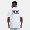 OBEY Eyes 3 Tee Ανδρικό T-Shirt Regular Fit 165261826-White(Λευκό)