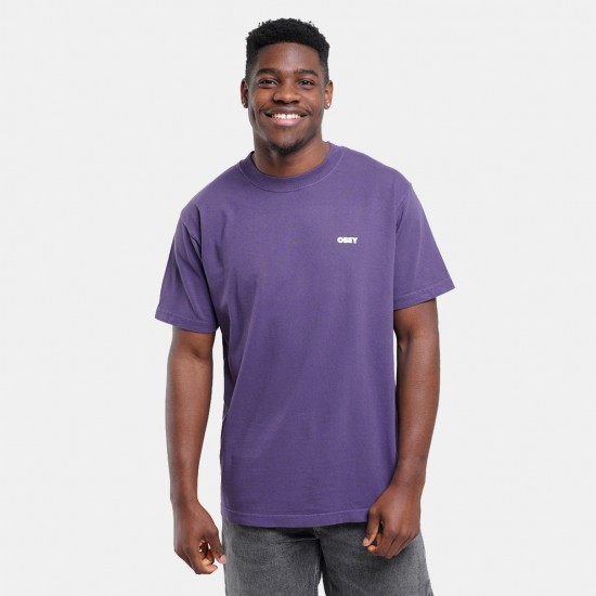 OBEY Ανδρικό T-Shirt Bold Icon Face Tee Relaxed Fit 167924099-Pigment Purple Velvet(Μωβ)