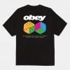 OBEY Ανδρικό T-Shirt Dice Tee Regular Fit 165264348-Black(Μαύρο)