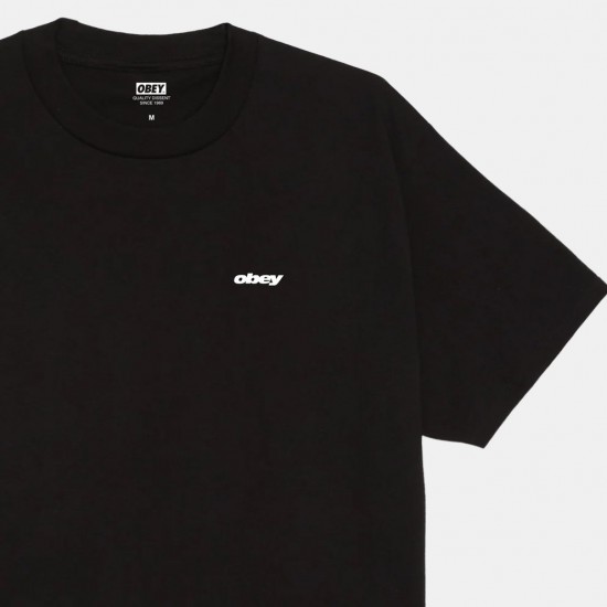 OBEY Ανδρικό T-Shirt Dice Tee Regular Fit 165264348-Black(Μαύρο)