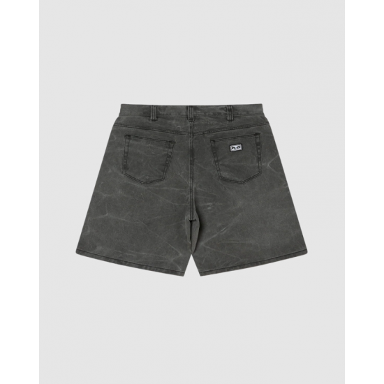 OBEY Βερμούδα Bigwig Baggy Denim Short 172100109-Black Wrinkle Wash