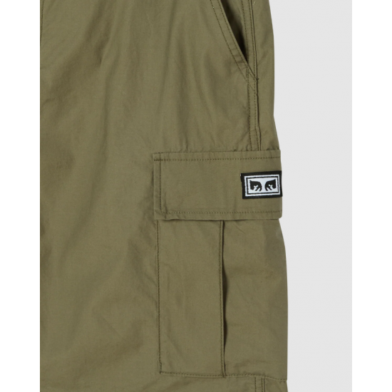 OBEY Βερμούδα Classic Cargo Short 172100102-Smokey Olive Faded Wash