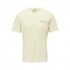 ONLY & SONS Ανδρικό Βαμβακερό T-shirt με Τσεπάκι ROY REG SS SLUB POCKET TEE NOOS 22022531-Mellow Yellow