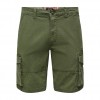 ONLY & SONS Ανδρική Cargo Βερμούδα  LIFE 0020 RIBSTOP CARGO SHORTS 22025004-Olive Night (Λαδί)