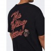 ONLY & SONS Ανδρικό T-shirt Relaxed Fit με Στάμπα Rolling Stones 22028756-Black (Μαύρο)