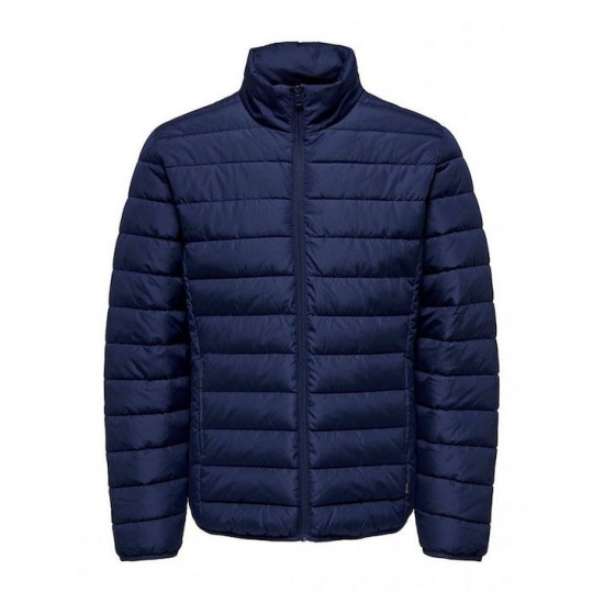 ONLY & SONS Ανδρικό Μπουφάν Puffer Jacket 22027448-Dark Navy (Μπλε)