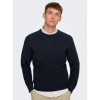 ONLY & SONS Ανδρικό Πλεκτό Crewneck Knit Regular Fit 22027590-Dark Navy (Μπλε)