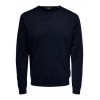 ONLY & SONS Ανδρικό Βαμβακερό Πλεκτό Crew Knit Regular Fit 22020088 - Dark Navy (Σκούρο Μπλε)