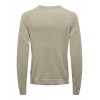 ONLY & SONS Ανδρικό Πλεκτό Woll Crew Knit (Μπεζ)