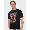 ONLY & SONS Ανδρικό Βαμβακερό T-shirt με Στάμπα Photoprint Tee 22028735-Black (Μαύρο)