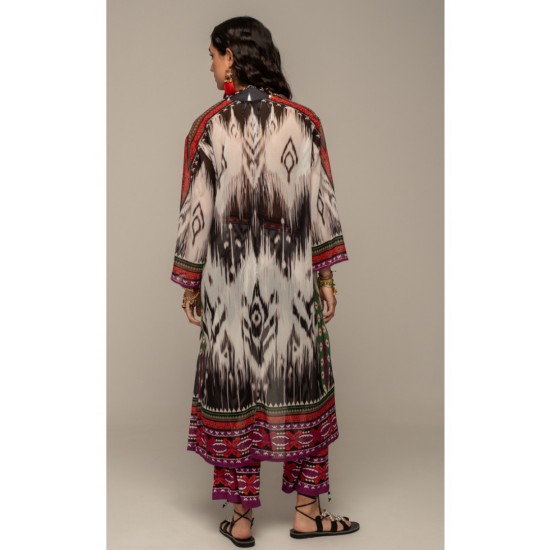 PEACE & CHAOS-OBSCURA KIMONO S25227B