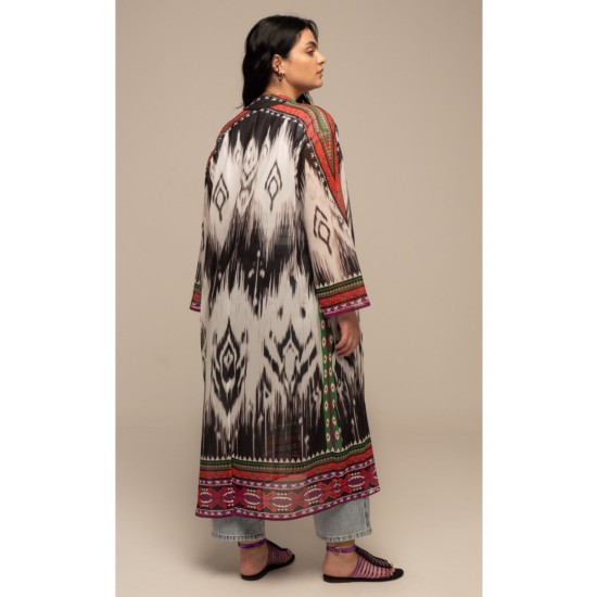 PEACE & CHAOS-OBSCURA KIMONO S25227B