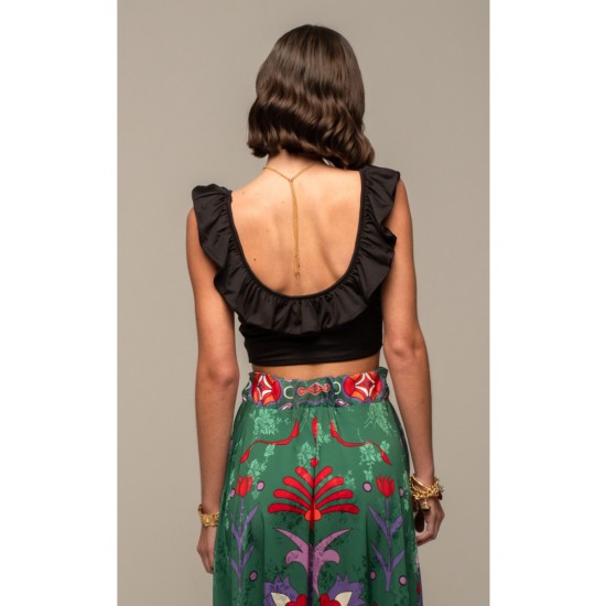 PEACE & CHAOS  CORAL TOP S25229