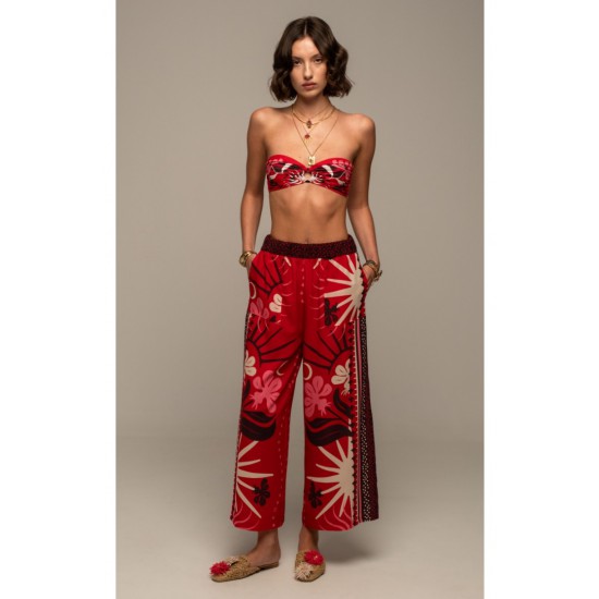PEACE & CHAOS - PASSIONFLOWER PANTS S25506C