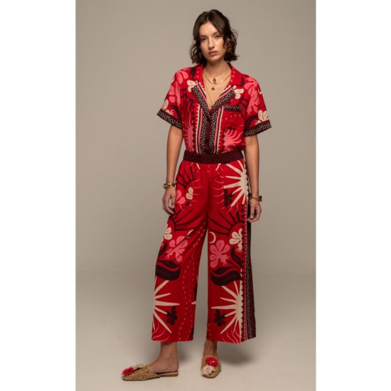 PEACE & CHAOS - PASSIONFLOWER PANTS S25506C