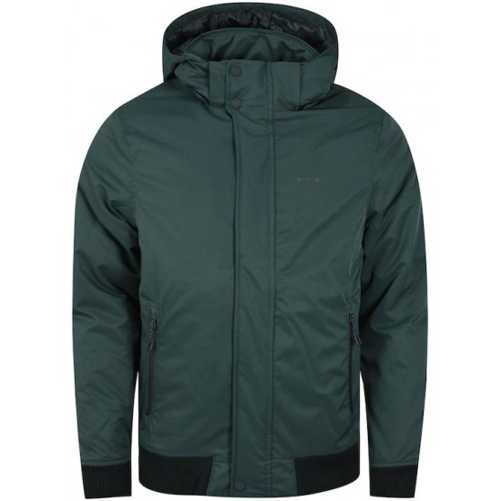 REBASE Ανδρικό Μπουφάν Bomber (Forest Green)