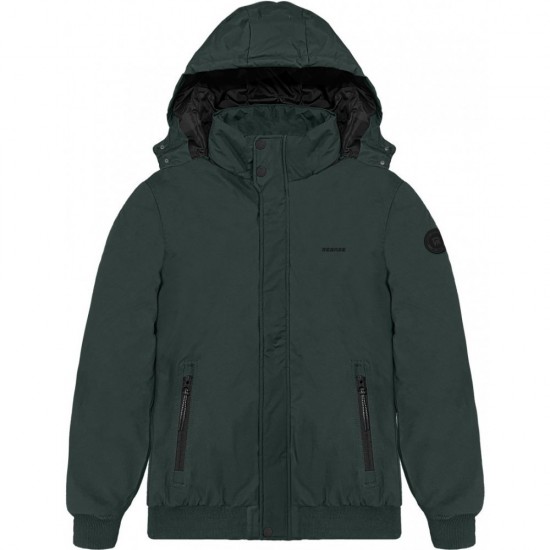 REBASE Ανδρικό Μπουφάν Bomber (Forest Green)