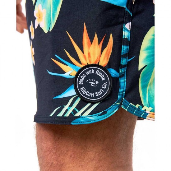 Rip Curl Mirage Hi Cove 19'' Ανδρικό Μαγιό Βερμούδα Πολύχρωμη Floral CBO1C8-0090