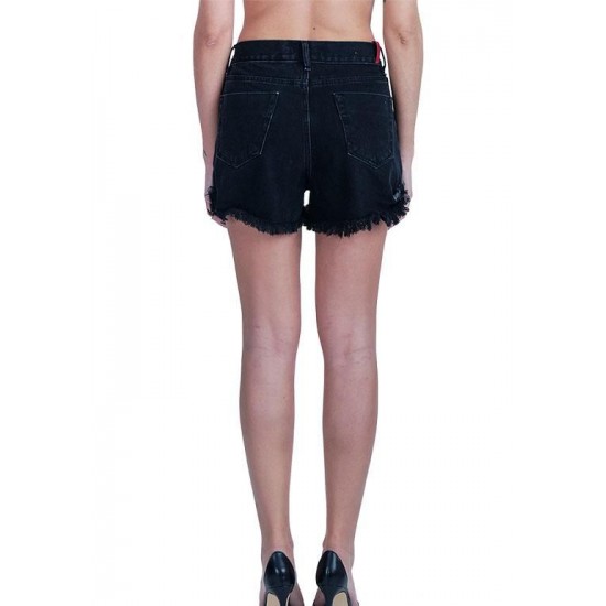 Salt & Pepper Women's Shorts - Annie Black S / W Buttons