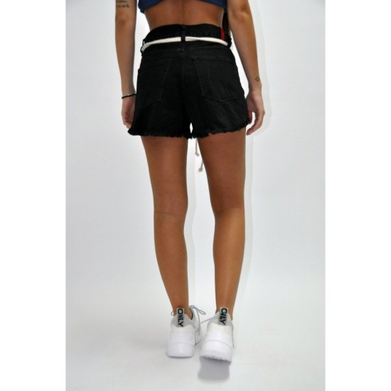 Salt & Pepper Women's Shorts - Ion Black S / W Ripped