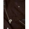 SELECTED Ανδρικό Δερμάτινο Μπουφάν Suede Bomber Leather Jacket 16085746-Brown (Καφέ)