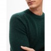 SELECTED Ανδρικό Πλεκτό Πουλόβερ Reg Fit Knit Crewneck 16086699-Green Gables (Πράσινο)