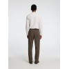 SELECTED Ανδρικό Λινό Παντελόνι Slimtape Brody Linen Pant 16087636-Forest Night(Χακί)