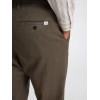 SELECTED Ανδρικό Λινό Παντελόνι Slimtape Brody Linen Pant 16087636-Forest Night(Χακί)