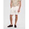 SELECTED Ανδρική Λινό Βερμούδα Brody Linen Shorts 16087638-Cloud Dancer(Λευκό)