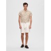 SELECTED Ανδρική Λινό Βερμούδα Brody Linen Shorts 16087638-Cloud Dancer(Λευκό)